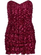 Giuseppe Di Morabito Sequinned Mini Dress - Pink