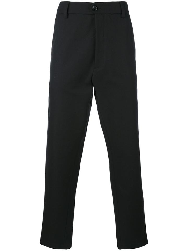 Weekend Trousers - Men - Cotton - 50, Black, Cotton, Société Anonyme