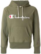 Champion Embroidered Logo Hoodie - Green