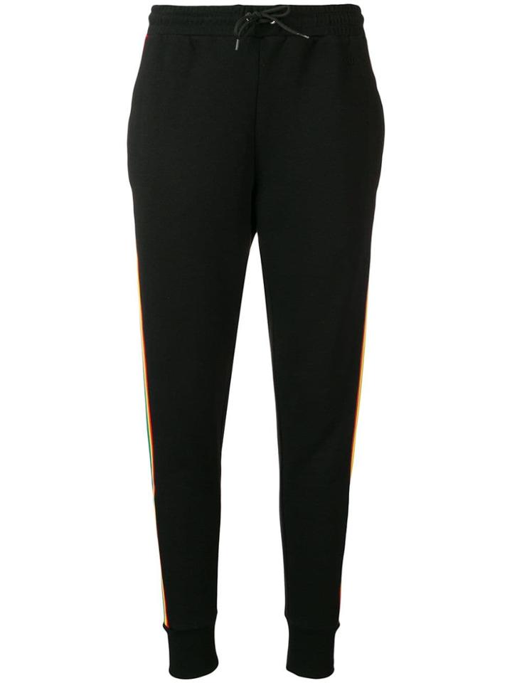 Être Cécile Rainbow Stripe Sweatpants - Black
