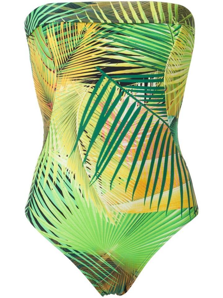 Lygia & Nanny Strapless Swimsuit, Women's, Size: 44, Yellow, Polyamide/spandex/elastane
