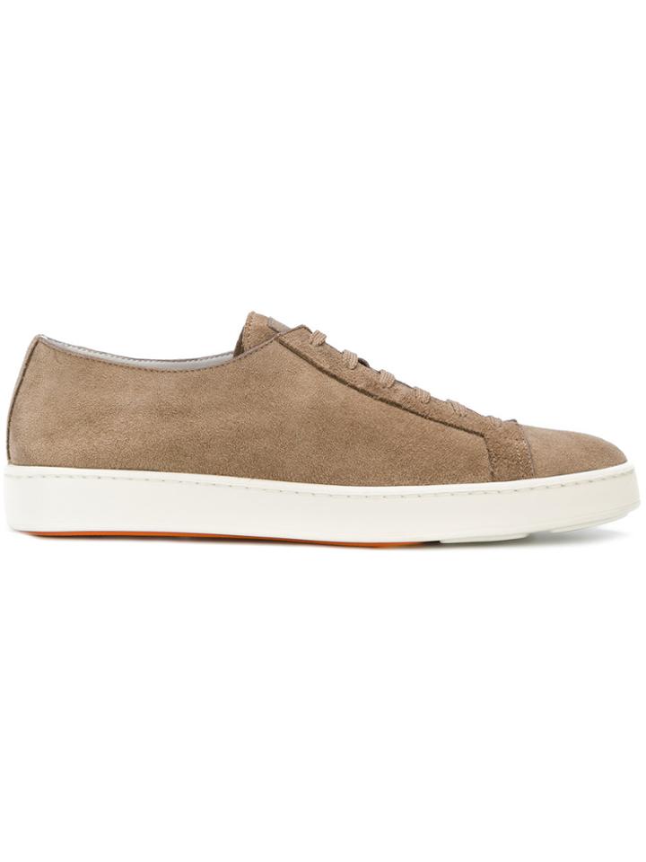 Santoni Chunky Sole Sneakers - Brown