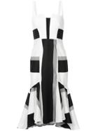 Kimora Lee Simmons Striped Dress With Flare Hem - White