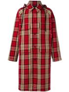 Ami Paris Long Wind Breaker - Red