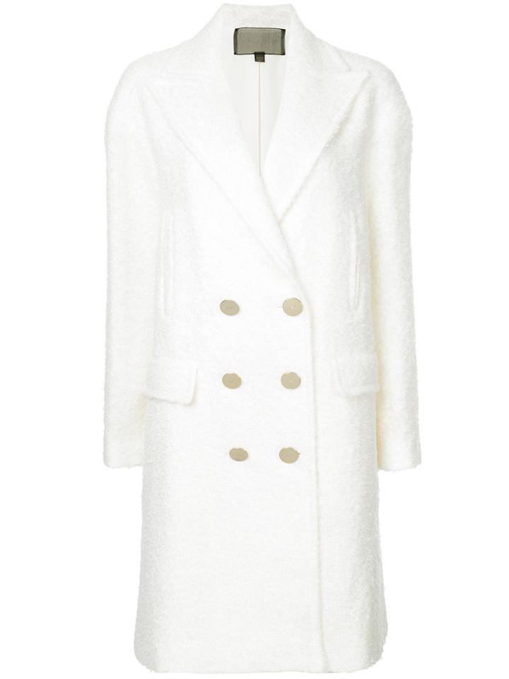 Giambattista Valli Tailored Fitted Coat - White