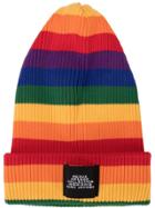 Marc Jacobs Rainbow Striped Beanie - Multicolour