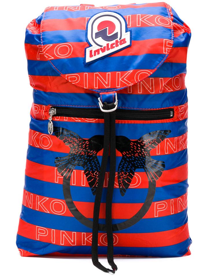 Pinko Mini Sac In Love Zaino Backpack - Blue