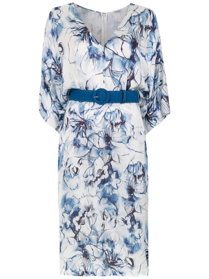 Tufi Duek Midi Printed Dress - White