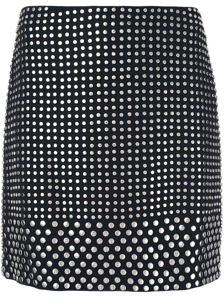 David Koma Studded Mini Skirt