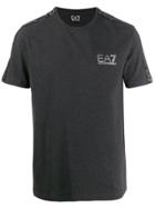 Ea7 Emporio Armani Logo Stripe T-shirt - Grey