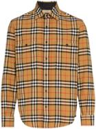 Burberry Flannel Vintage Checked Shirt - Brown