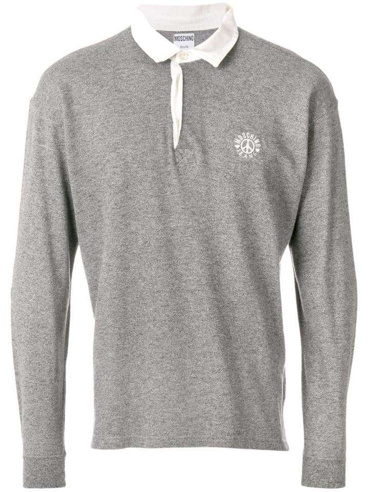 Moschino Pre-owned Longsleeved Polo Shirt - Grey