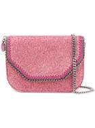 Stella Mccartney Falabella Box Glittered Shoulder Bag - Pink & Purple