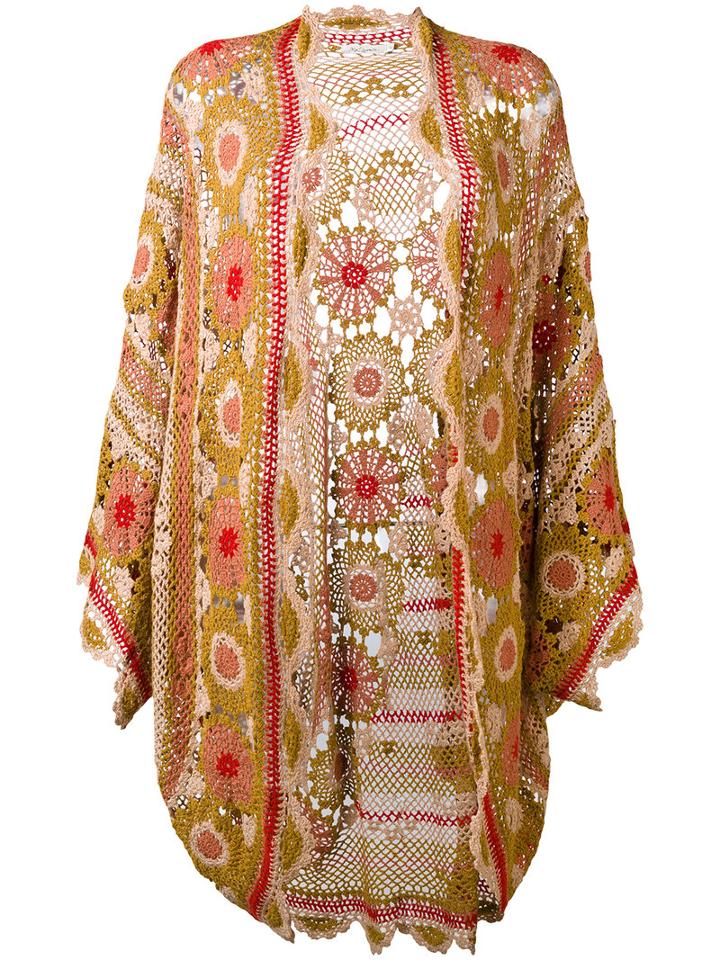 Mes Demoiselles - Jean Lud Crochet Cardigan - Women - Cotton - One Size, Green, Cotton