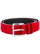 Orciani - Buckled Belt - Men - Leather - 105, Red, Leather