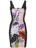 Just Cavalli Slim-fit Printed Dress - Black