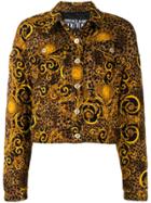 Versace Jeans Couture Baroque Leopard-print Jacket - Yellow