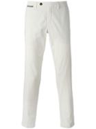 Eleventy Tapered Trousers, Men's, Size: 32, White, Cotton/linen/flax/spandex/elastane