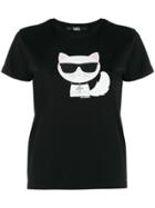Karl Lagerfeld Graphic Print T-shirt - Black