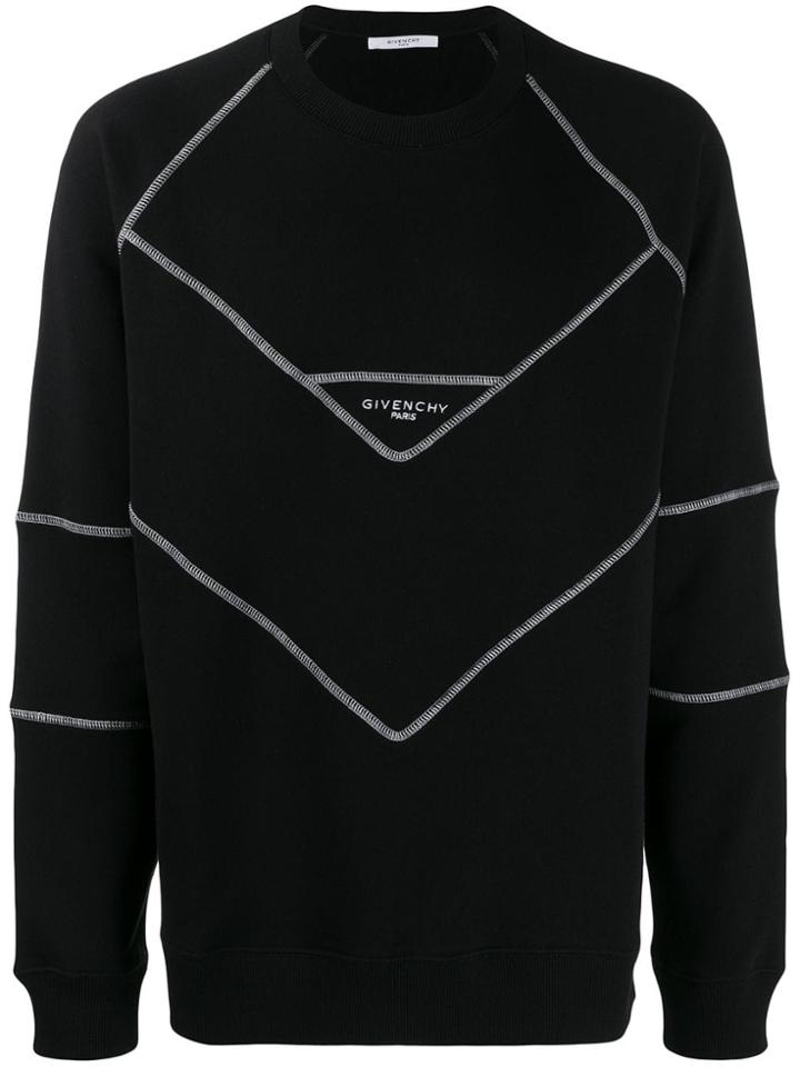 Givenchy Sweater With Stitch Detail - Black