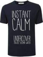 Undercover 'instant Calm' T-shirt, Men's, Size: 3, Black, Cotton