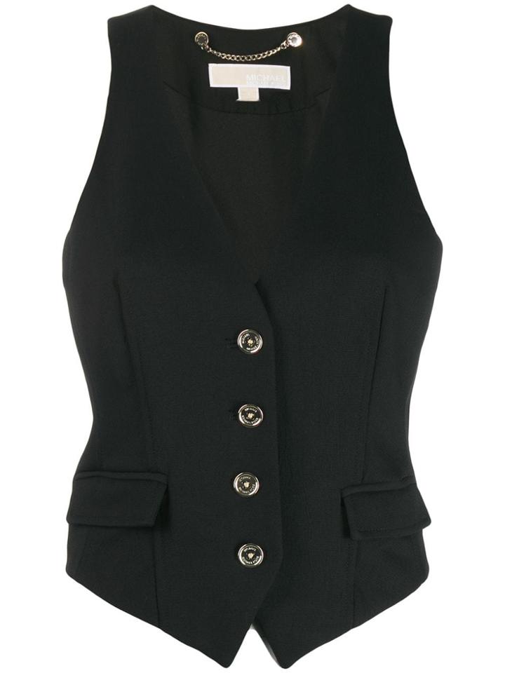 Michael Michael Kors Slim Waistcoat - Black