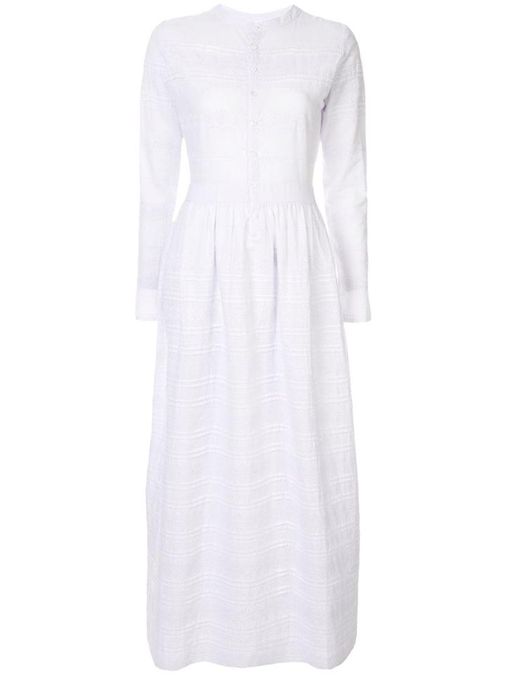 Sir. Elke Pleated Maxi Dress - White