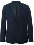 Ami Alexandre Mattiussi Pocket Blazer, Men's, Size: 52, Blue, Wool