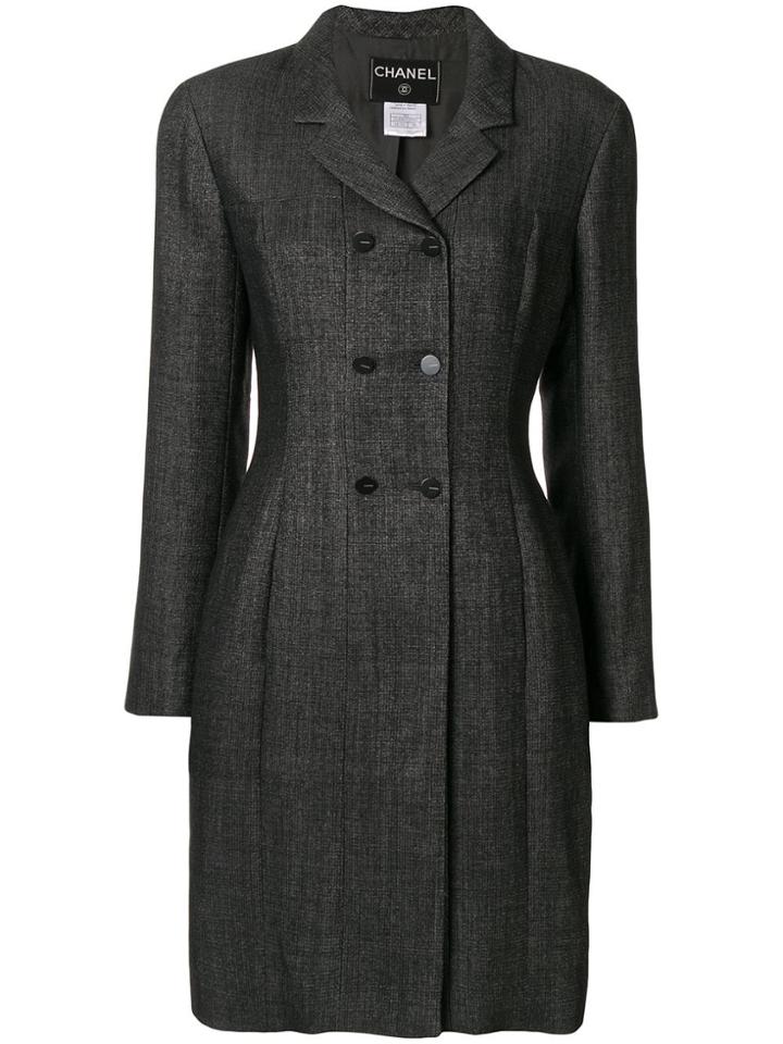 Chanel Pre-owned 1999's Long Sleeve Long Jacket - Grey