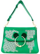J.w.anderson Piercing Detail Shoulder Bag, Women's, Green