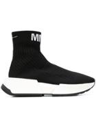 Mm6 Maison Margiela Sock Sneakers - Black