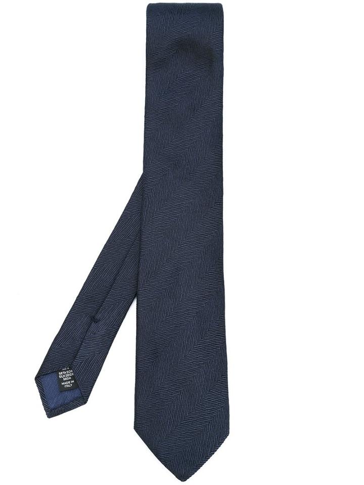 Ermenegildo Zegna Tweed Effect Neck Tie