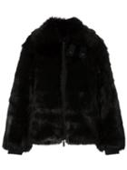 Nike X Ambush Reversible Faux Fur Bomber Jacket - Black