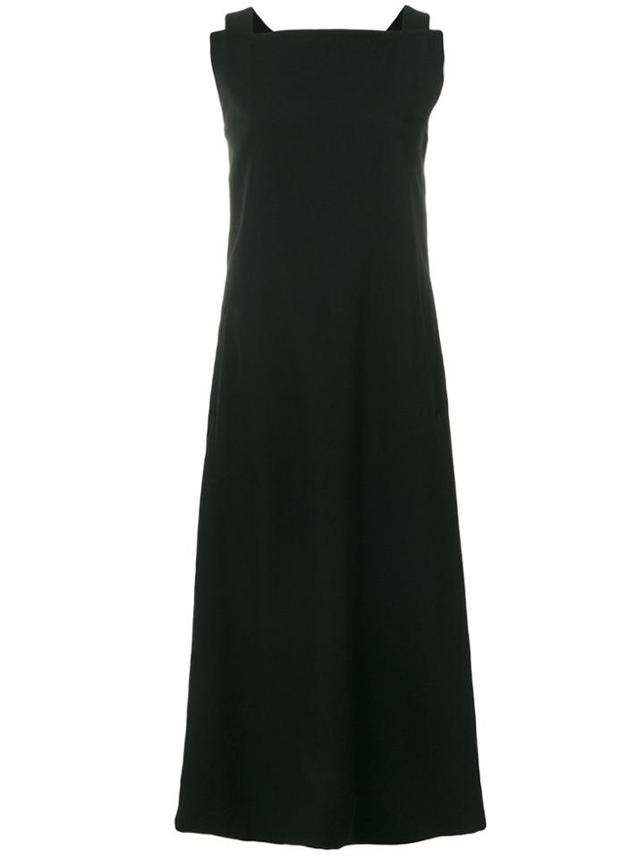 Yohji Yamamoto Flared Knitted Dress - Black