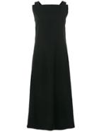 Yohji Yamamoto Flared Knitted Dress - Black