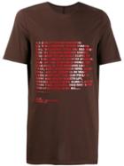 Rick Owens Drkshdw Printed T-shirt - Brown