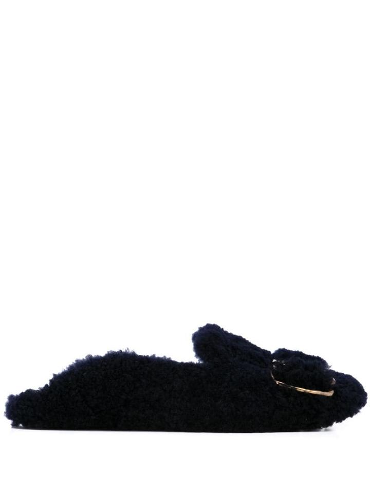Tibi Colin Slides - Blue