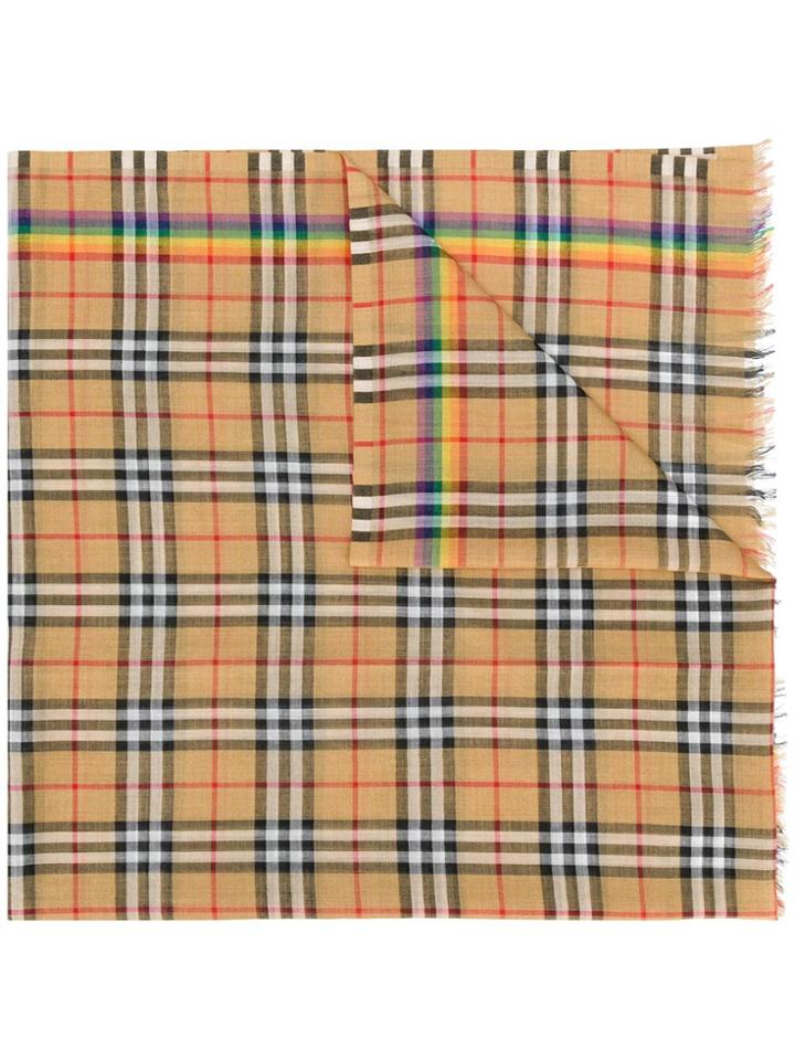 Burberry Vintage Check Scarf - Nude & Neutrals