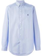Polo Ralph Lauren Striped Shirt, Men's, Size: Large, Blue, Cotton