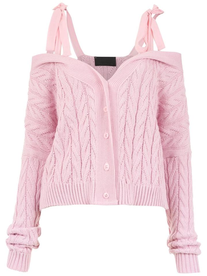 Andrea Bogosian Tied Knit Blouse - Pink