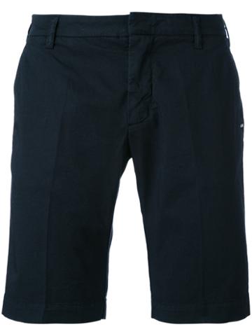 Tailored Shorts - Men - Cotton/spandex/elastane - 40, Blue, Cotton/spandex/elastane, Entre Amis