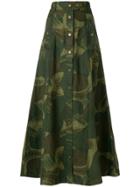 Zadig & Voltaire Camouflage Print Skirt - Green