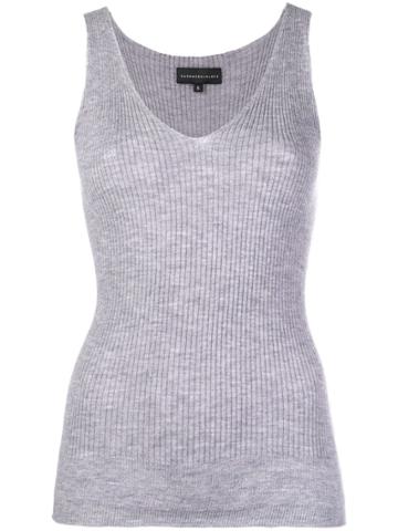 Cashmere In Love Cashmere Tank Top - Grey