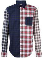 Wooster + Lardini Multi-print Shirt, Men's, Size: Medium, Cotton