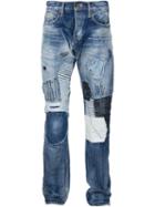 Prps Noir Patchwork Jeans, Men's, Size: 38, Blue, Cotton