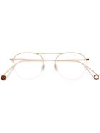 Ahlem Voltaire Clip-on Glasses - Gold