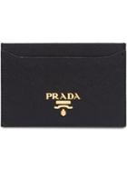 Prada Black Leather Card Holder