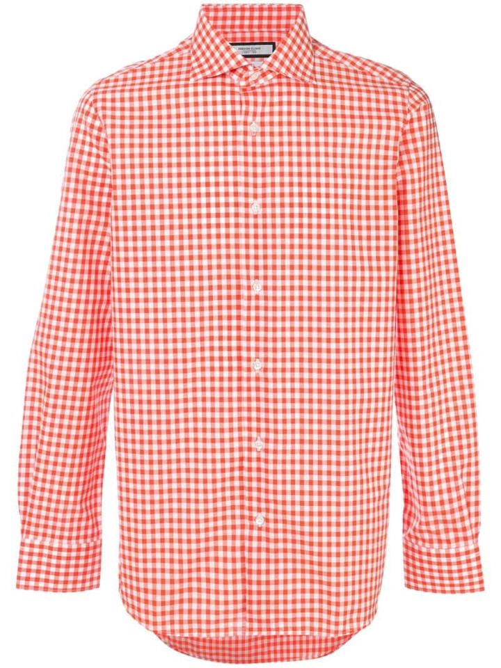 Fashion Clinic Timeless Gingham Check Shirt - Yellow