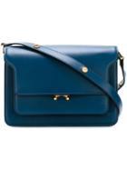 Marni - 'trunk' Shoulder Bag - Women - Calf Leather - One Size, Blue, Calf Leather