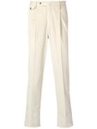 Pt01 Tailored Fitted Trousers - Neutrals